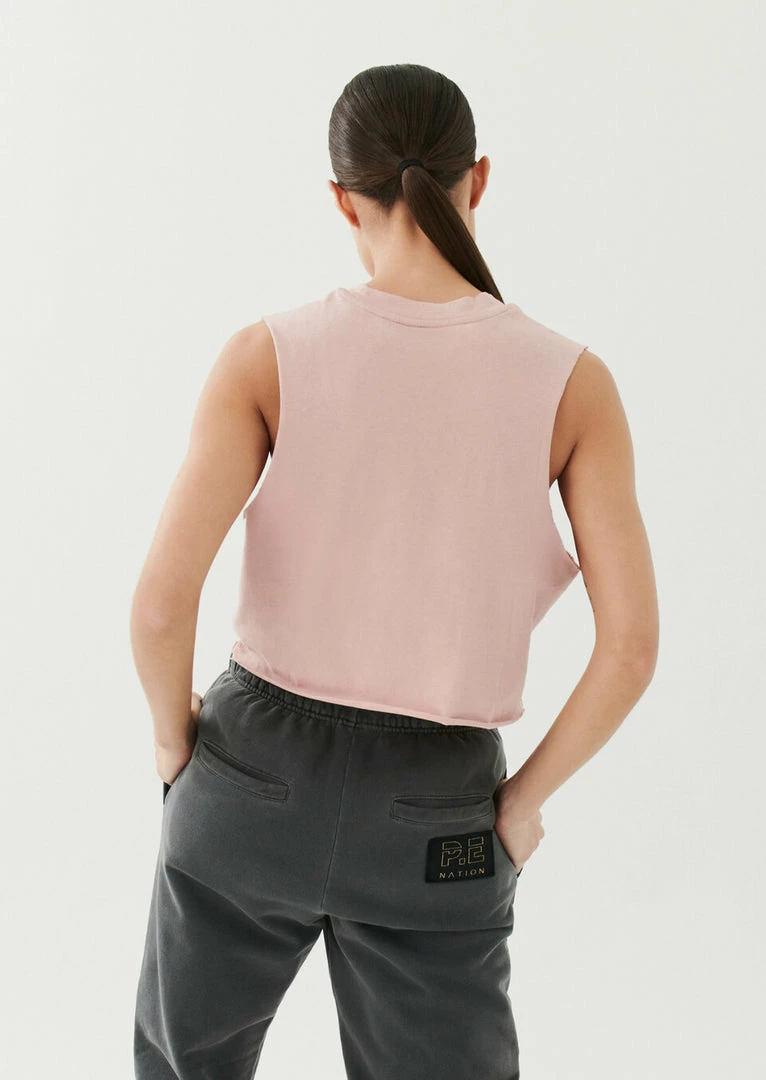 P.E NATION WOMEN GAME CARD TANK IN ROSE