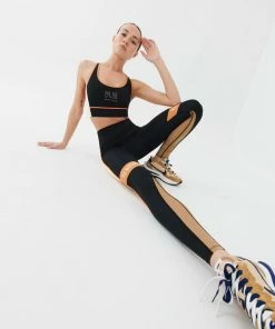 P.E NATION INFIELD LEGGING IN BLACK