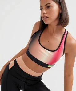 P.E NATION WOMEN MOMENTUM SPORTS BRA - IN PRINT