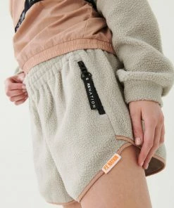 P.E NATION WOMEN STATIC SHORT IN SILVER