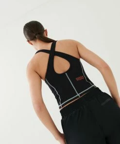 P.E NATION POST GAME TANK IN BLACK