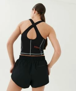 P.E NATION IN GOAL SHORT IN BLACK