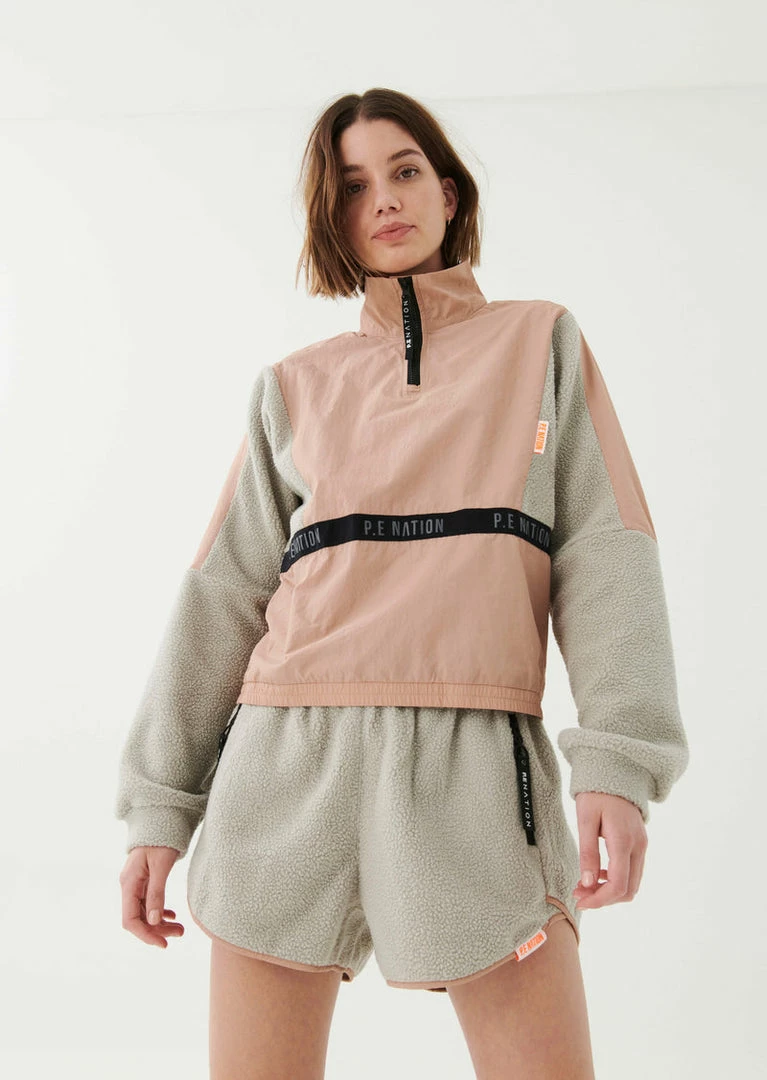 P.E NATION STATIC JACKET IN SIROCCO