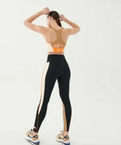 P.E NATION INFIELD SPORTS BRA IN BLACK