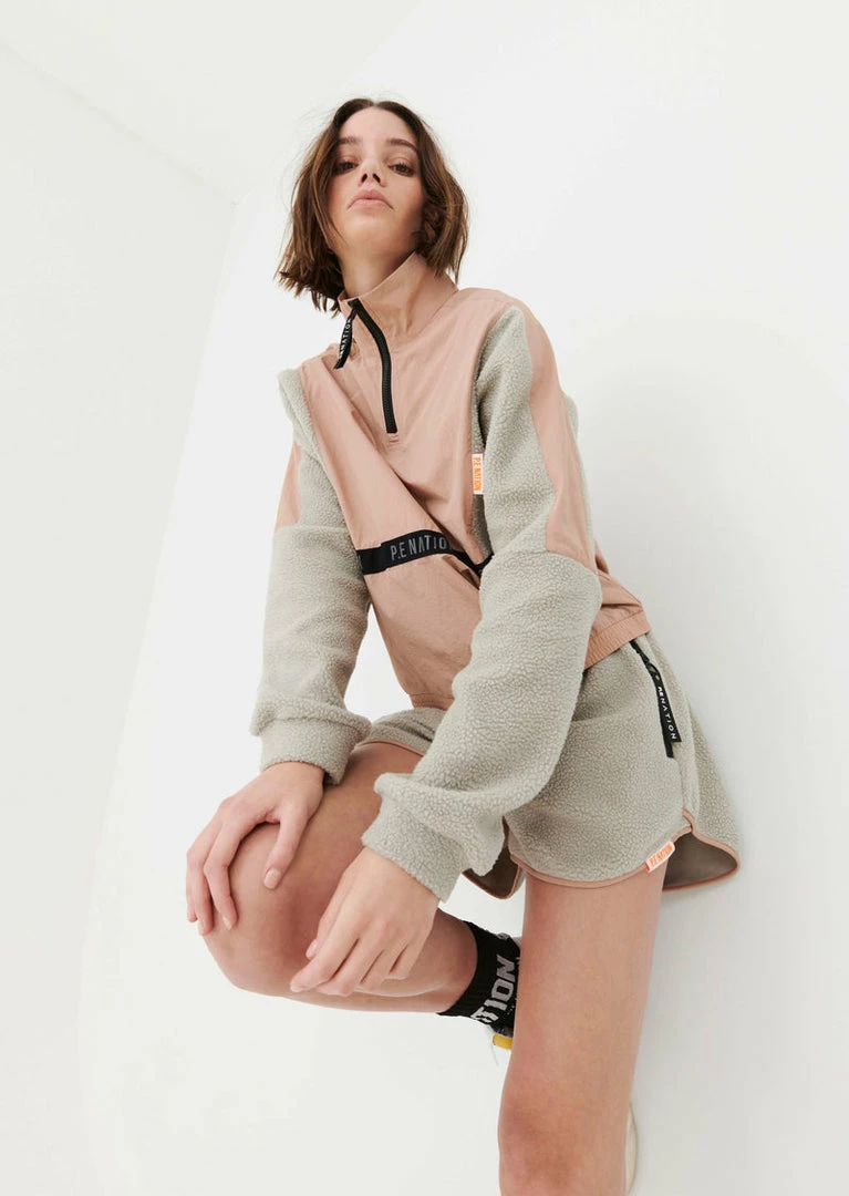 P.E NATION STATIC JACKET IN SIROCCO