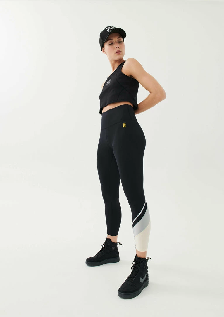 P.E NATION WOMEN GOAL SIDE TANK IN BLACK