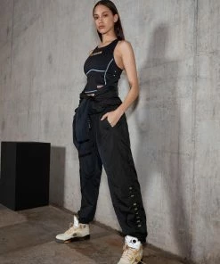 P.E NATION POST GAME TANK IN BLACK