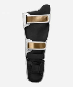 HAYABUSA T3 STRIKING SHIN GUARDS - WHITE/GOLD
