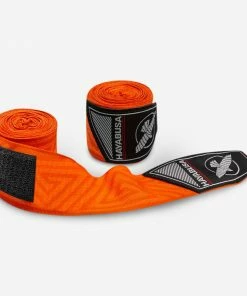 HAYABUSA STRIKING PERFECT STRETCH HAND WRAPS - ORANGE/MAZE