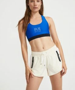 P.E NATION WOMEN DOUBLE DRIVE SHORT - ANTIQUE WHITE