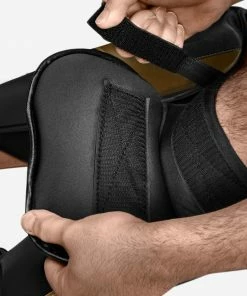 HAYABUSA T3 FULL SHIN GUARDS - BLACK/GOLD