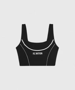 P.E NATION THREE POINTER SPORTS BRA