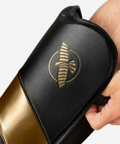 HAYABUSA T3 FULL SHIN GUARDS - BLACK/GOLD