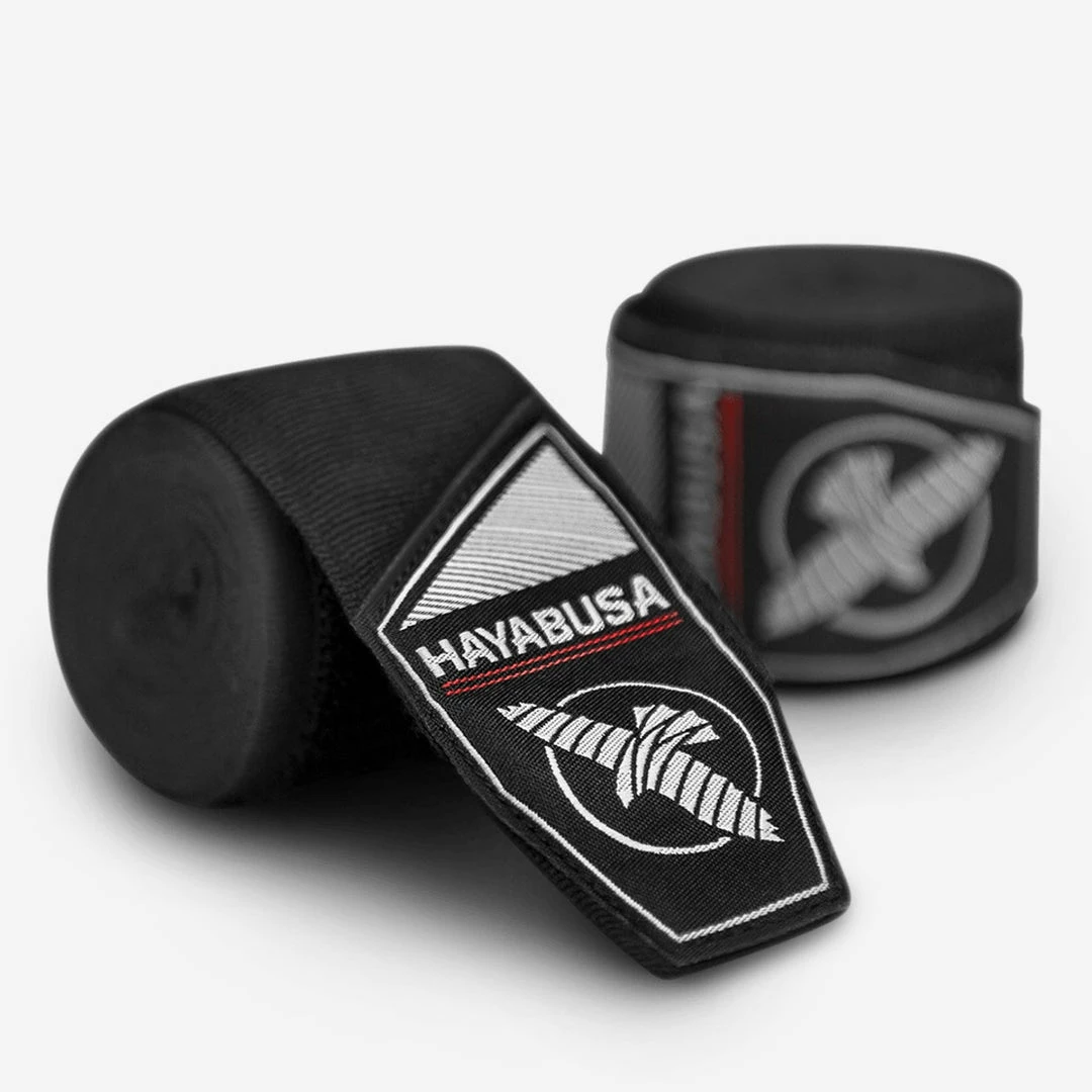 HAYABUSA STRIKING PERFECT STRETCH HAND WRAPS - BLACK