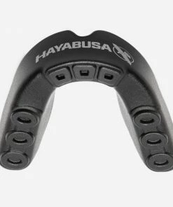 STRIKING HAYABUSA COMBAT MOUTH GUARD - BLACK/RED