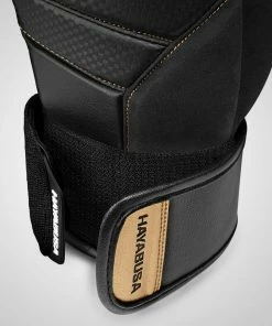 HAYABUSA T3 BOXING GLOVES - BLACK/GOLD