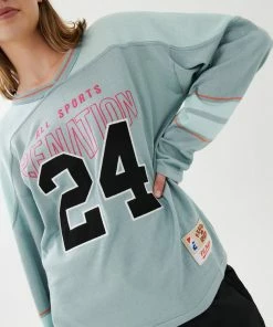 P.E NATION APOLLO TEE IN GREY MIST