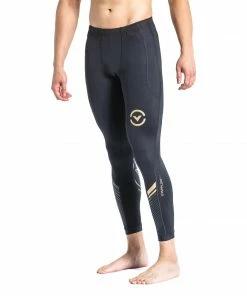 VIRUS GRAPPLING COMPRESSION SPATS - BLACK/GOLD
