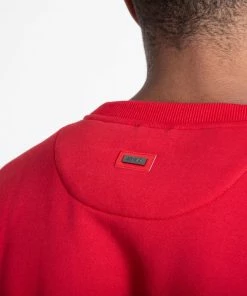 Boxraw JOHNSON SWEATSHIRT - RED HOODIES & SWEATSHIRTS