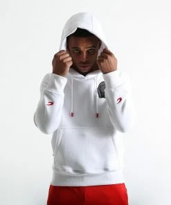 Boxraw TANK HOODIE - WHITE MEN