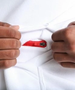 Boxraw TANK HOODIE - WHITE MEN