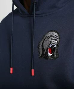 Boxraw TANK HOODIE - NAVY MEN