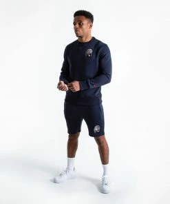 Boxraw MEN TANK SWEATSHIRT - NAVY