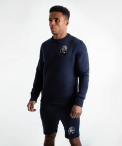 Boxraw MEN TANK SWEATSHIRT - NAVY