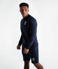 Boxraw MEN TANK SWEATSHIRT - NAVY