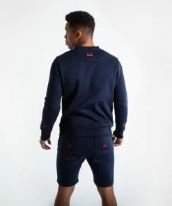 Boxraw MEN TANK SWEATSHIRT - NAVY