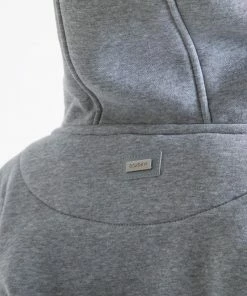 Boxraw Women HOODIES & SWEATSHIRTS JOHNSON CROPPED HOODIE - GREY