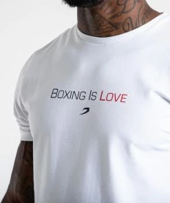 Boxraw MEN BOXING IS LOVE T-SHIRT - WHITE