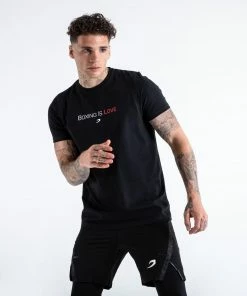 Boxraw BOXING IS LOVE T-SHIRT - BLACK MEN