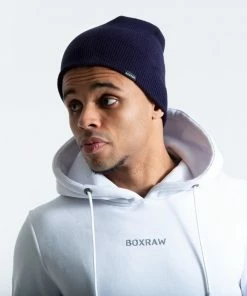 ACCESSORIES BOXRAW BEANIE HAT NAVY