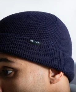 ACCESSORIES BOXRAW BEANIE HAT NAVY