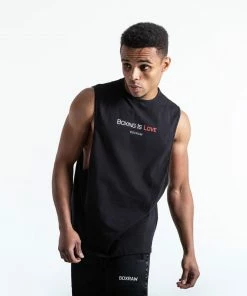 Boxraw CLASSIC BOXING IS LOVE MUSCLE TANK - BLACK