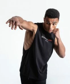 Boxraw CLASSIC BOXING IS LOVE MUSCLE TANK - BLACK