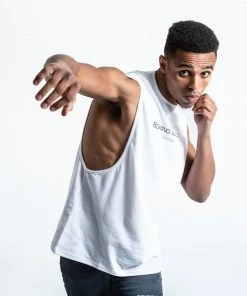 Boxraw MEN CLASSIC BOXING IS LOVE MUSCLE TANK - WHITE