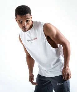 Boxraw MEN CLASSIC BOXING IS LOVE MUSCLE TANK - WHITE