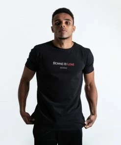 Boxraw CLASSIC BOXING IS LOVE T-SHIRT - BLACK MEN