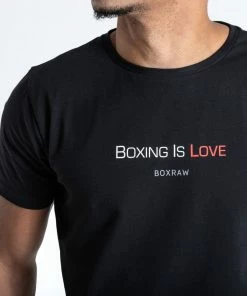 Boxraw CLASSIC BOXING IS LOVE T-SHIRT - BLACK MEN