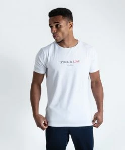 Boxraw CLASSIC BOXING IS LOVE T-SHIRT - WHITE MEN