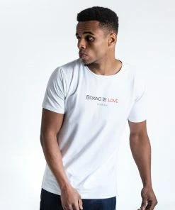 Boxraw CLASSIC BOXING IS LOVE T-SHIRT - WHITE MEN