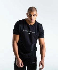 Boxraw MEN CHASING GREATNESS T-SHIRT - BLACK