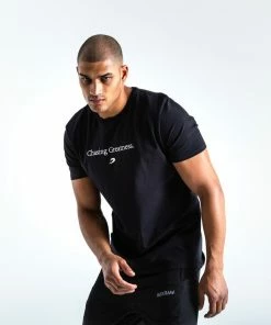 Boxraw MEN CHASING GREATNESS T-SHIRT - BLACK