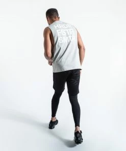 Boxraw MEN HRDR FSTR SMTR MUSCLE TANK - GREY
