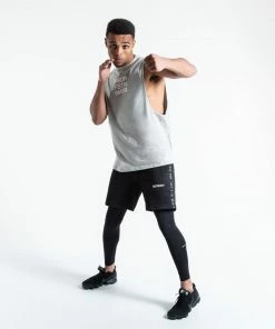 Boxraw MEN HRDR FSTR SMTR MUSCLE TANK - GREY