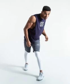 Boxraw HRDR FSTR SMTR MUSCLE TANK - NAVY