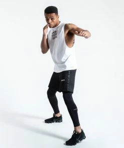 Boxraw MEN HRDR FSTR SMTR MUSCLE TANK - WHITE