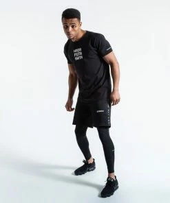 Boxraw MEN HRDR FSTR SMTR T-SHIRT - BLACK